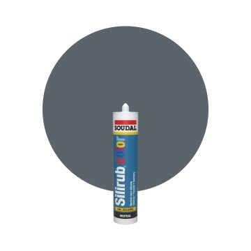 Soudal Silirub Color - RAL 7011 Grigio ferro