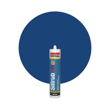 Soudal Silirub Color - RAL 5010 Blu genziana