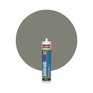 Soudal Silirub Color - RAL 7023 Grigio cemento