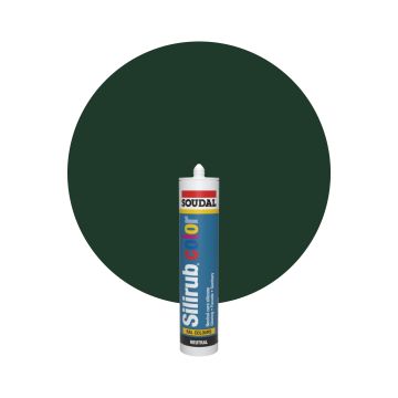 Soudal Silirub Color - RAL 6005 Verde muschio