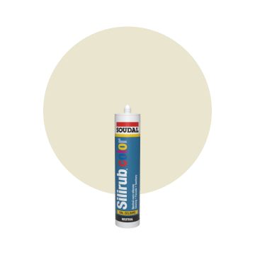 Soudal Silirub Color - RAL 1013 Bianco perla