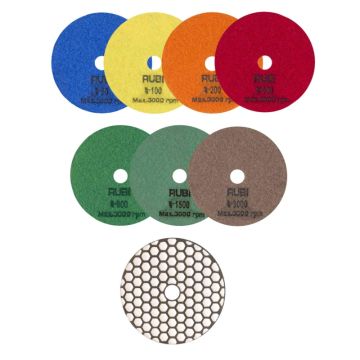 Rubi abrasivo- en Tampone di lucidatura