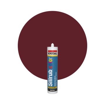 Soudal Silirub Color - RAL 3005 Rosso vino