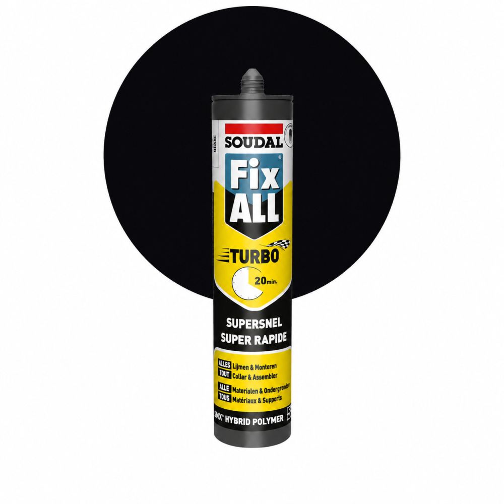 Soudal Fix-All Turbo - Nero main product photo