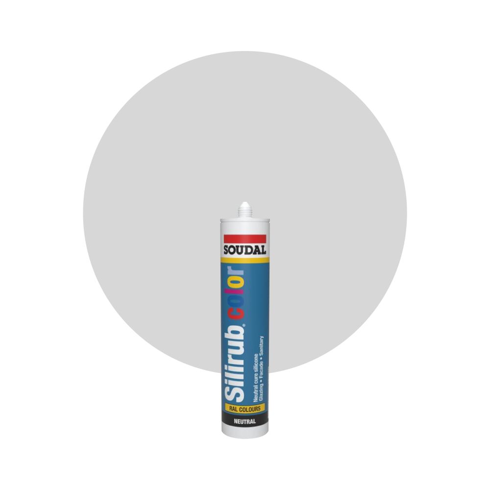 Soudal Silirub Color - RAL 7035 Grigio luce main product photo