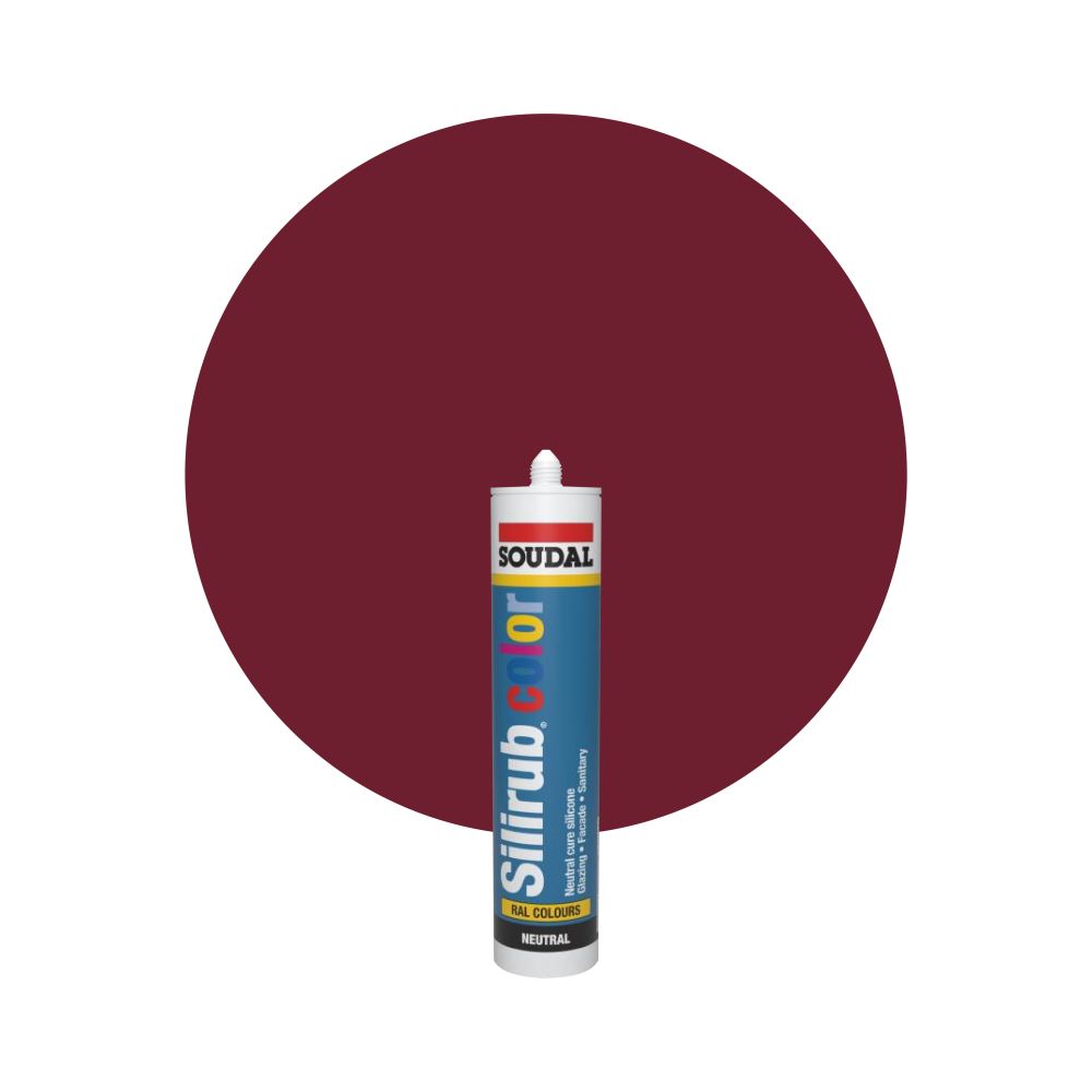 Soudal Silirub Color - RAL 3004 Rosso porpora main product photo