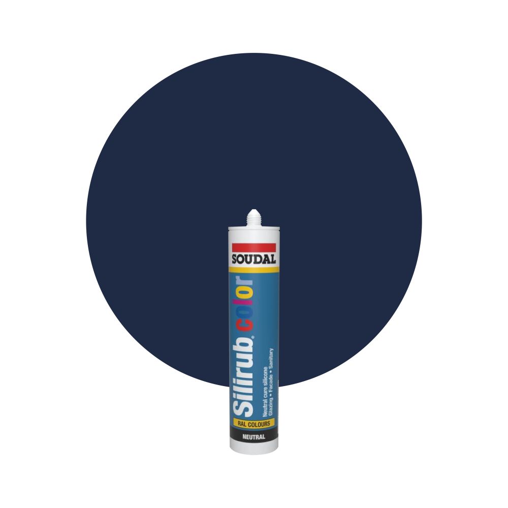 Soudal Silirub Color - RAL 5011 Blu acciaio main product photo
