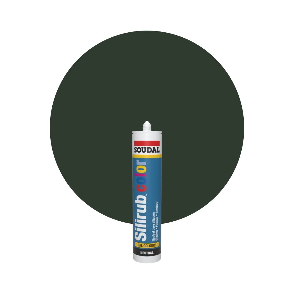 Soudal Silirub Color - RAL 6022 Verde oliva main product photo