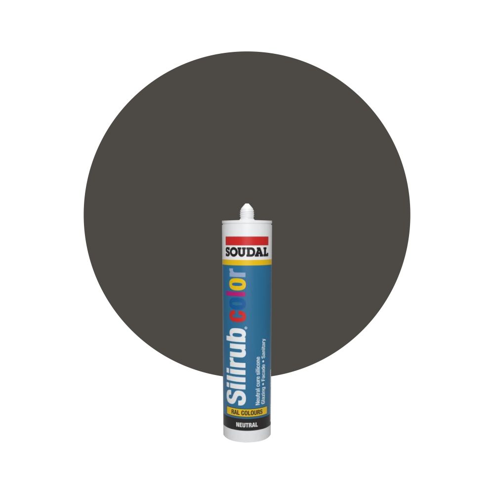 Soudal Silirub Color - RAL 7022 Grigio ombra main product photo