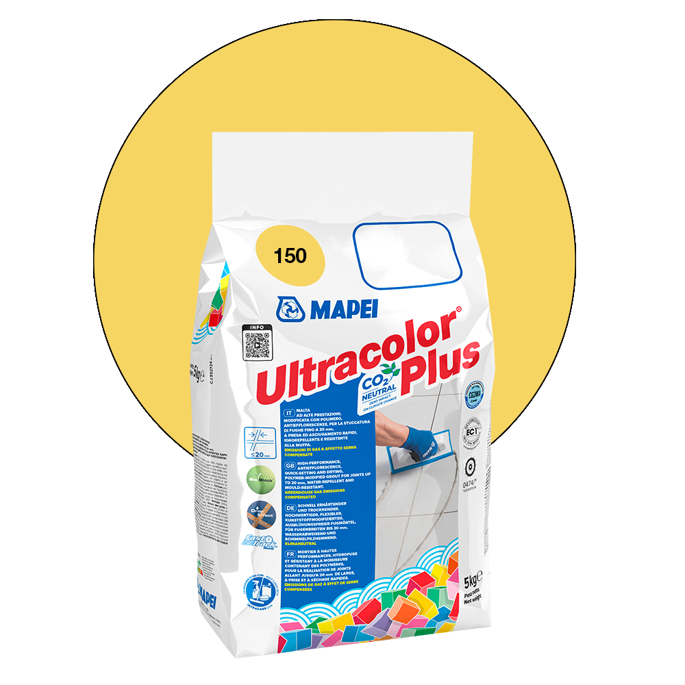 Mapei Ultracolor Plus - 150 Giallo - 5 kg main product photo