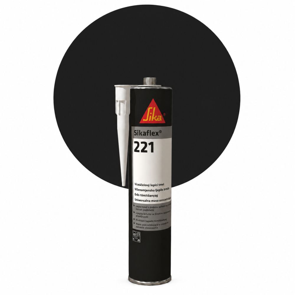 Sikaflex 221 - Nero, 300 ml main product photo